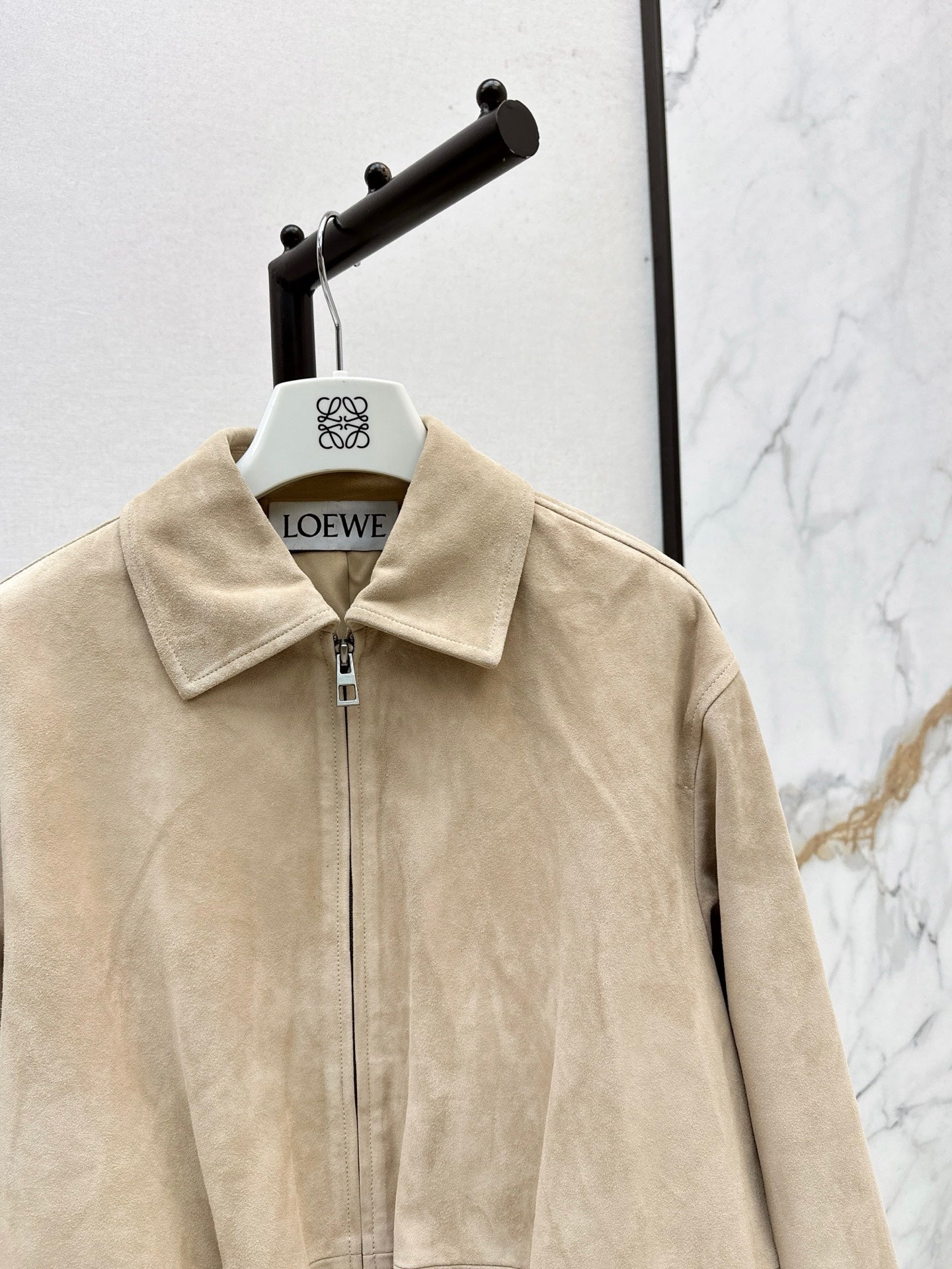 Loe 25fw leather jacket