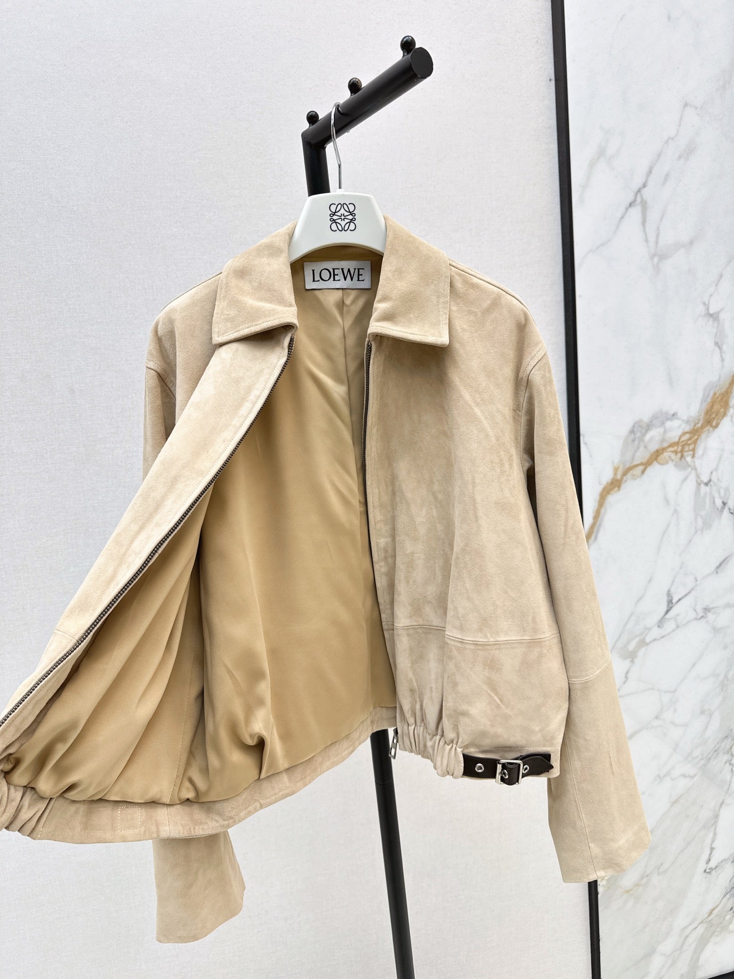 Loe 25fw leather jacket