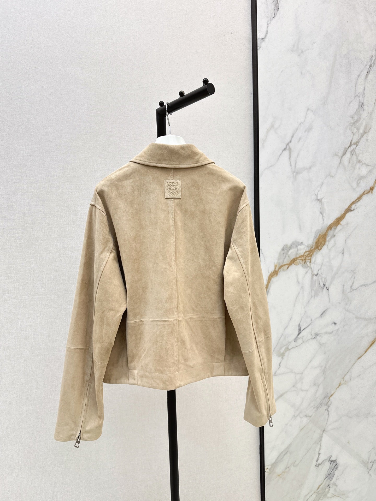 Loe 25fw leather jacket