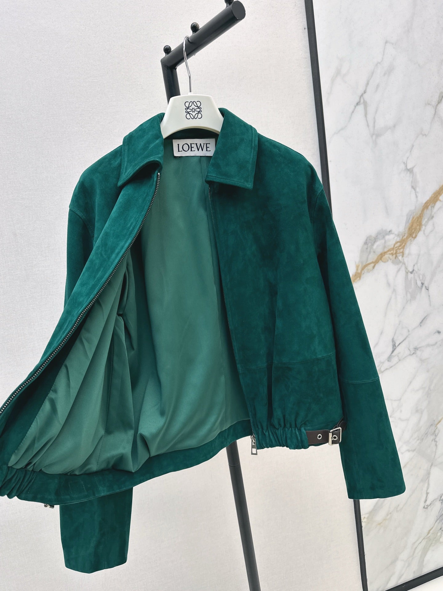 Loe 25fw leather jacket