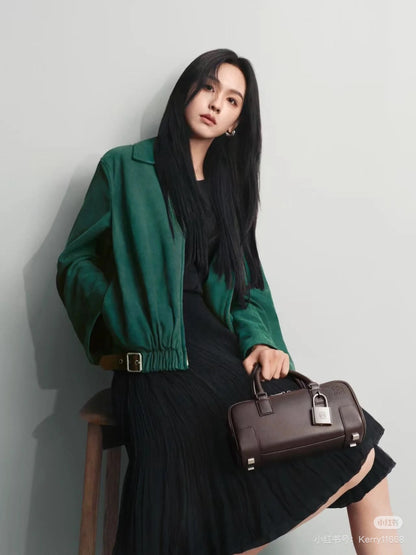 Loe 25fw leather jacket