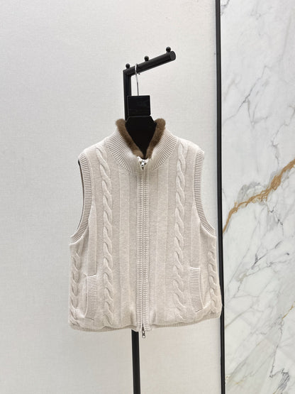 Loro 25fw reversible vest