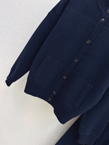 Loro 25fw cashmere jacket straight pants set