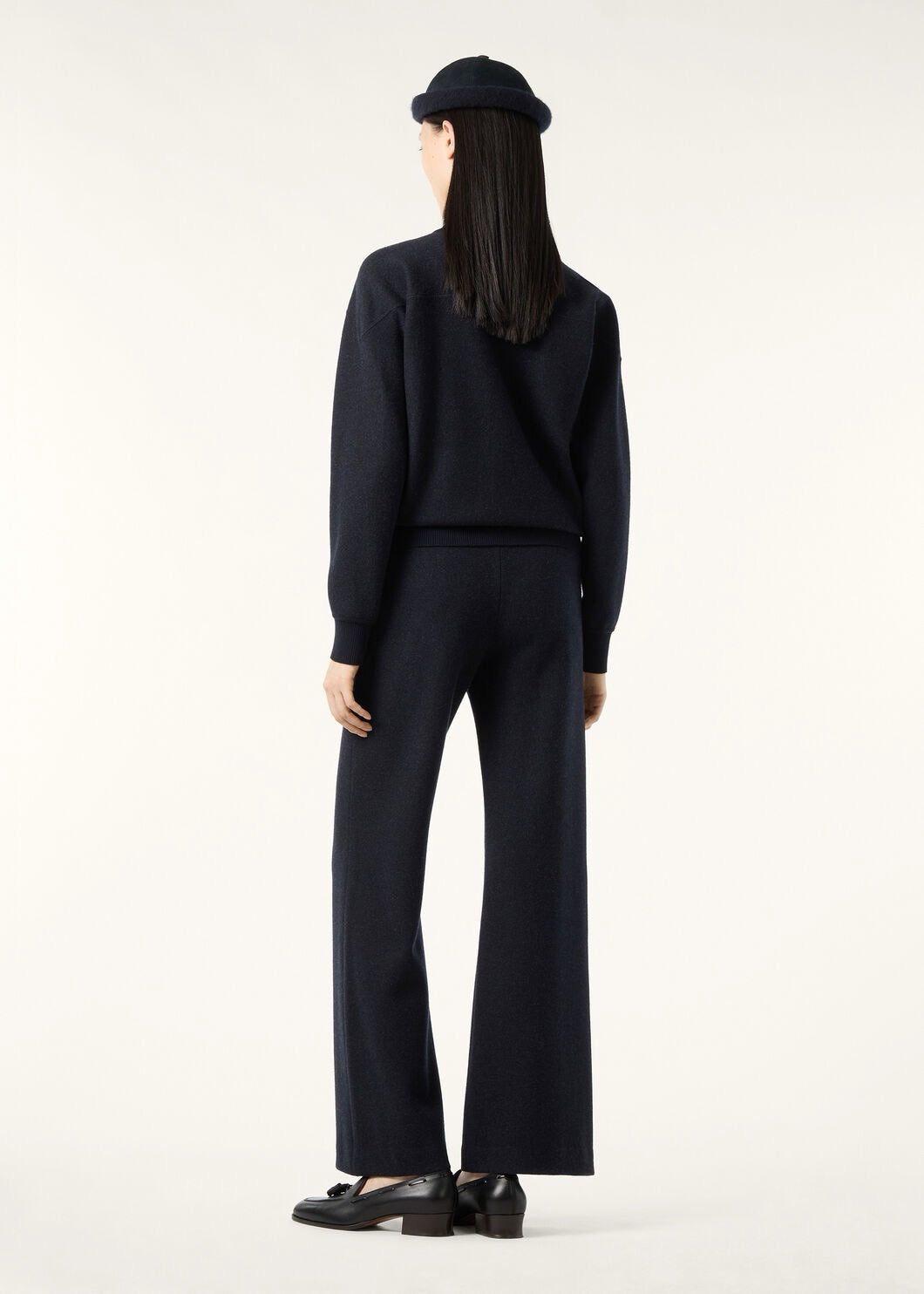 Loro 25fw cashmere jacket straight pants set