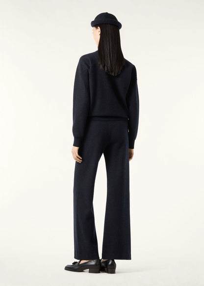Loro 25fw cashmere jacket straight pants set