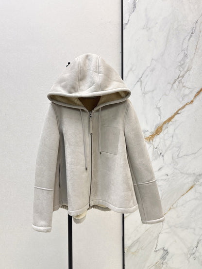 Loe 25fw hooded jacket