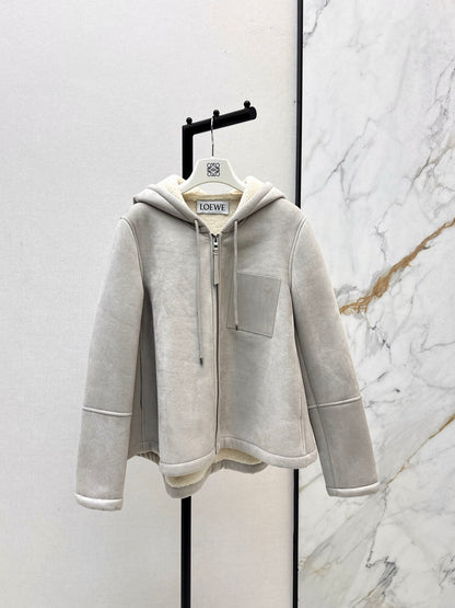 Loe 25fw hooded jacket