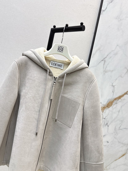 Loe 25fw hooded jacket