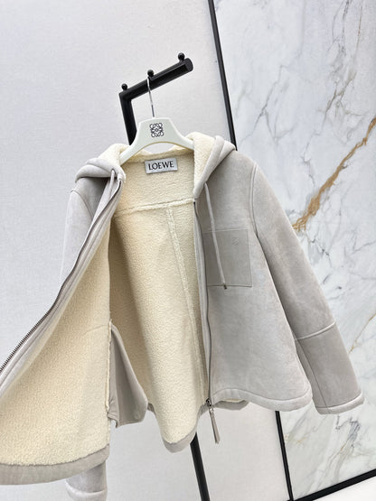 Loe 25fw hooded jacket