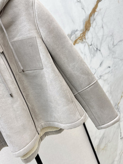 Loe 25fw hooded jacket