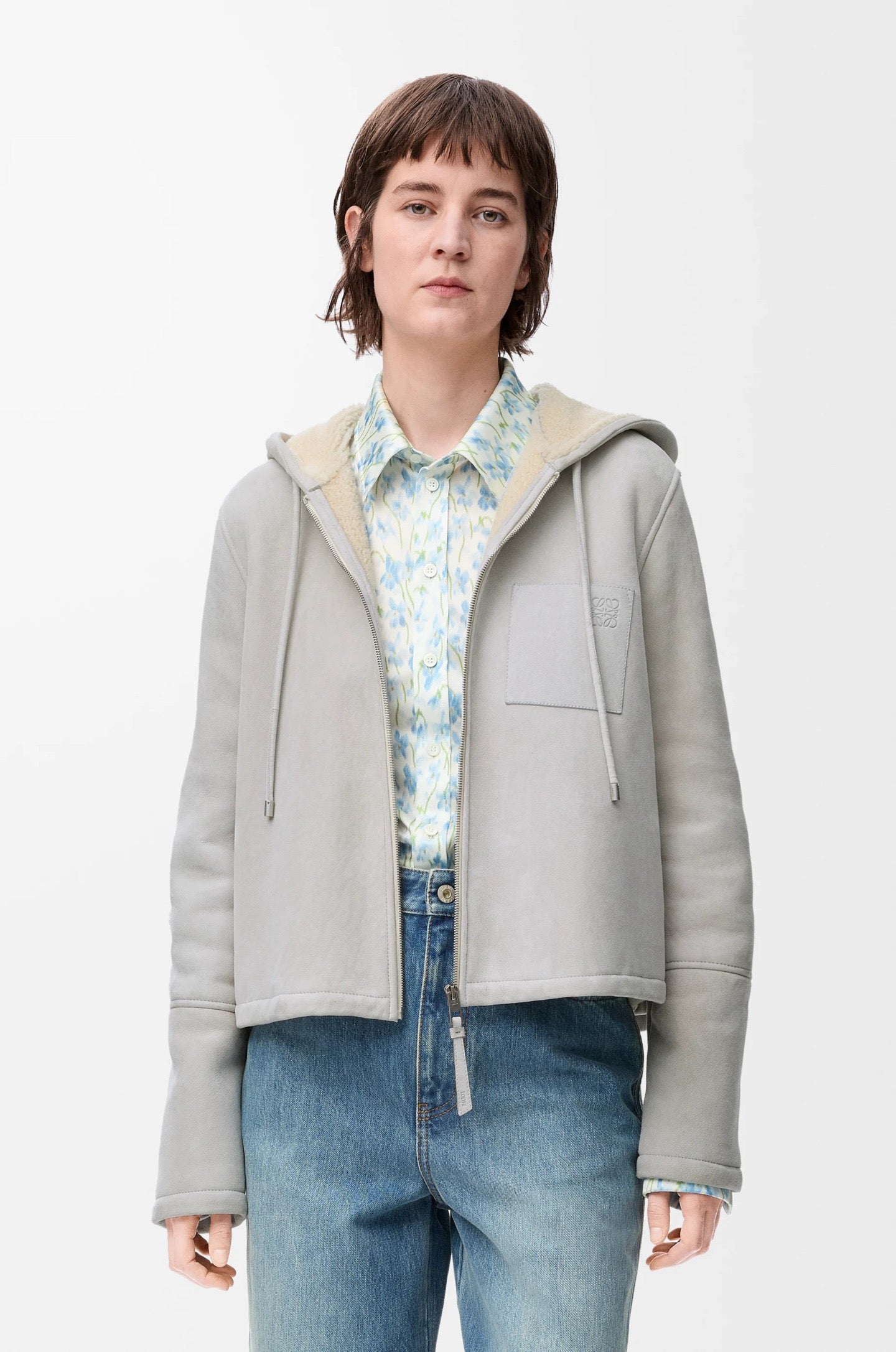 Loe 25fw hooded jacket