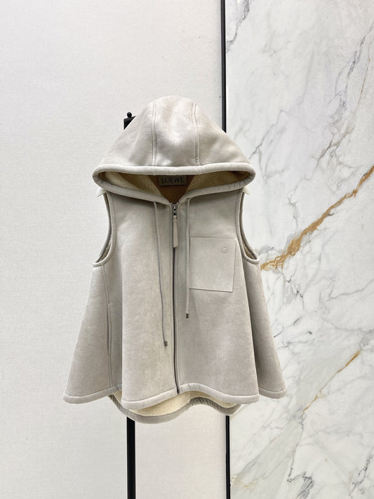 Loe 25fw hooded vest
