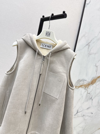 Loe 25fw hooded vest