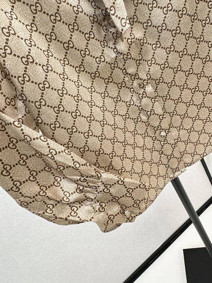 Guc 25fw ribbon shirt