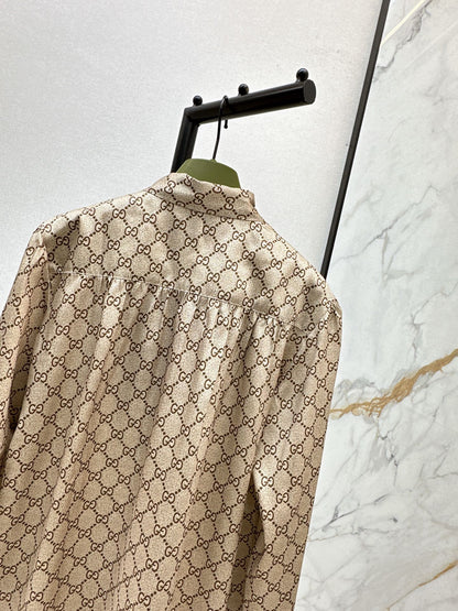 Guc 25fw ribbon shirt