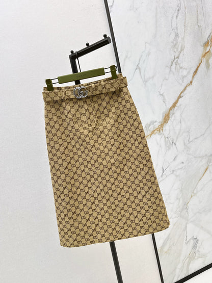 Guc 25fw a-line skirt