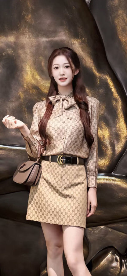 Guc 25fw a-line skirt