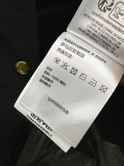 Monc 25fw puffer vest hooded jacket set