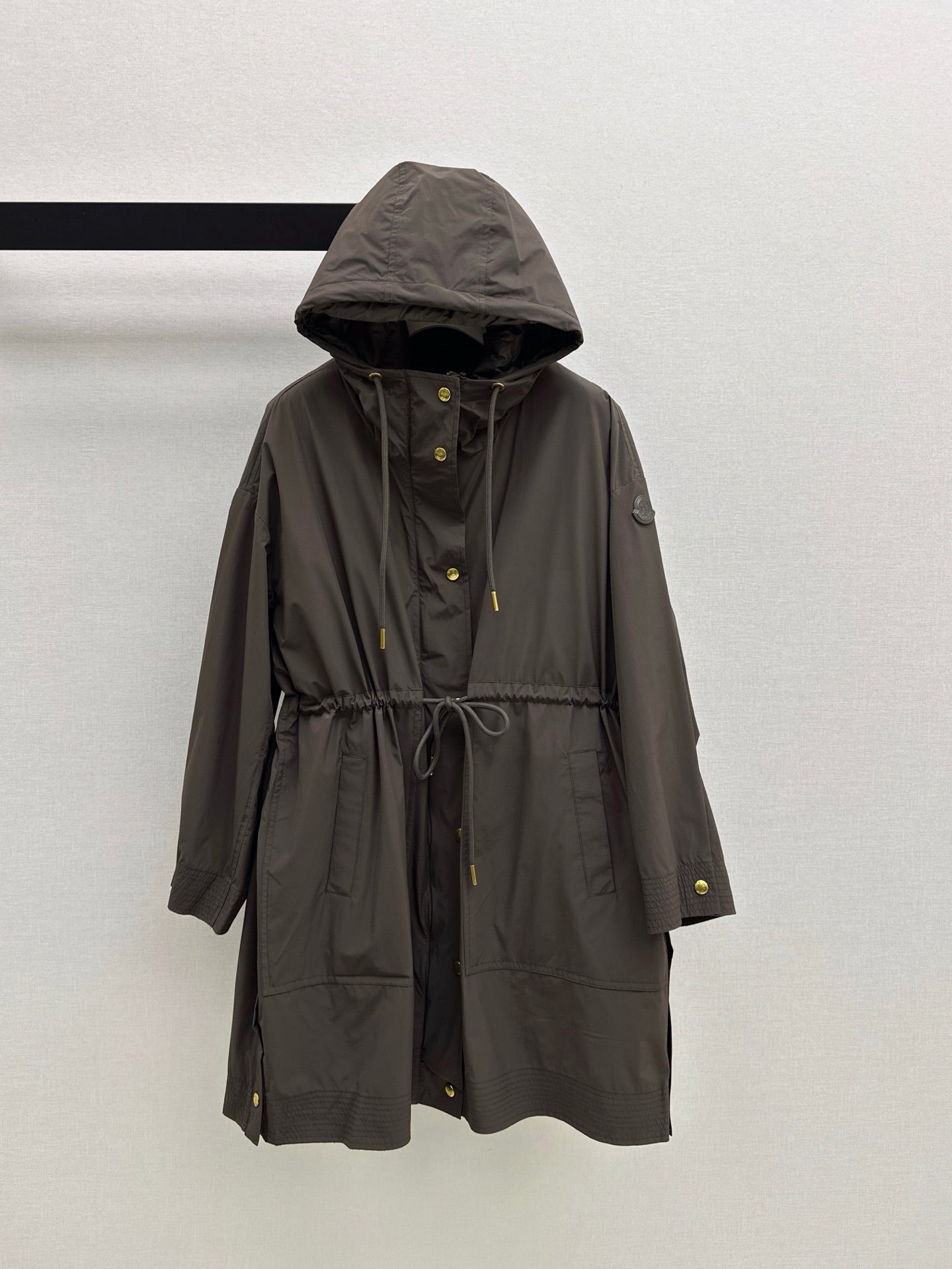 Monc 25fw puffer vest hooded jacket set