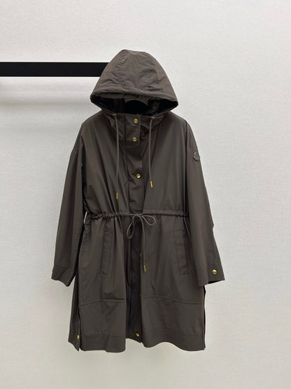 Monc 25fw puffer vest hooded jacket set