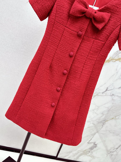 Valen 25fw bow dress