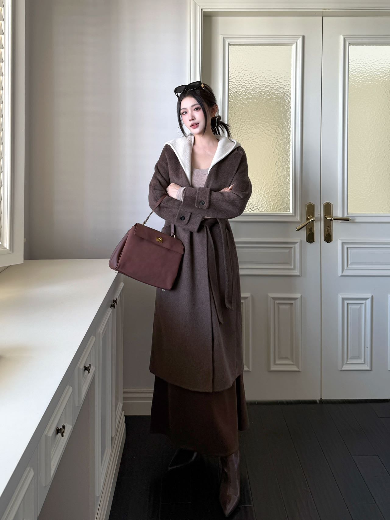 Max 25fw woolen overcoats