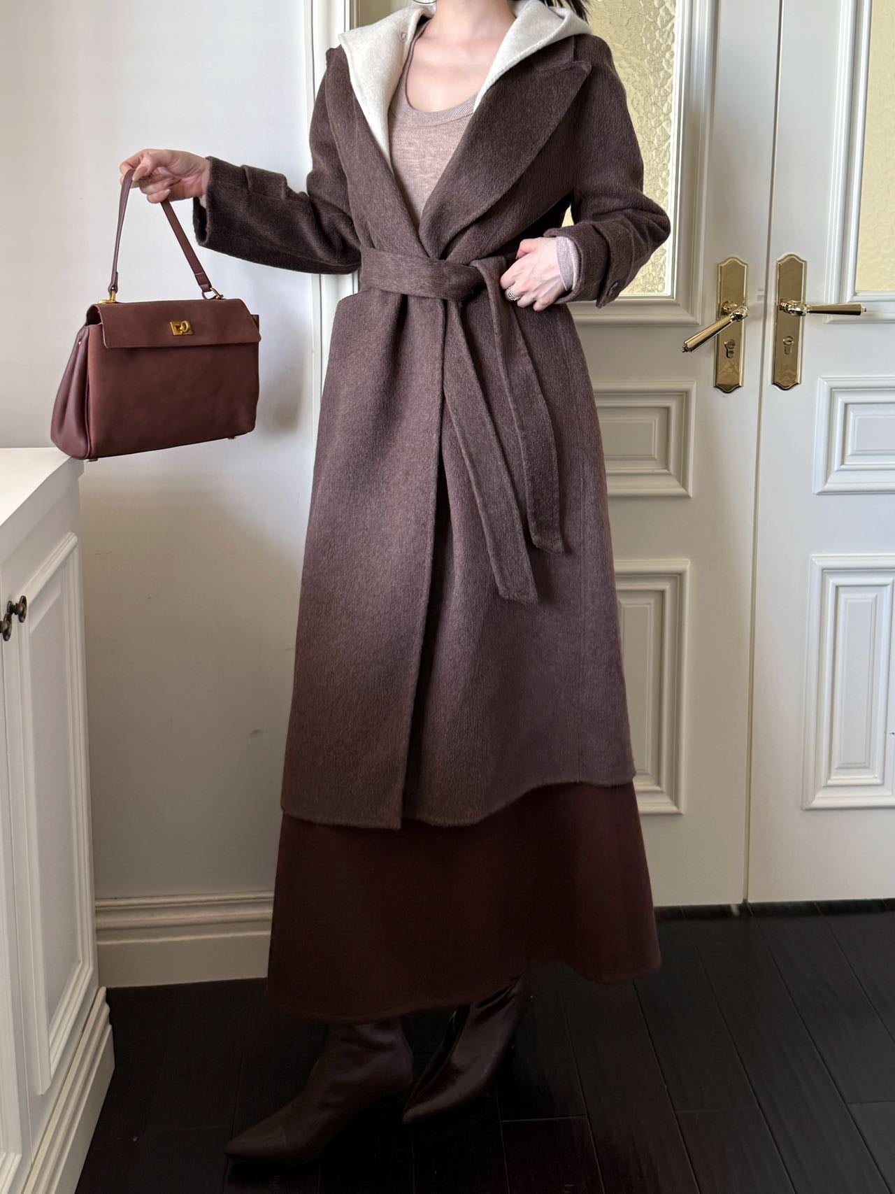 Max 25fw woolen overcoats