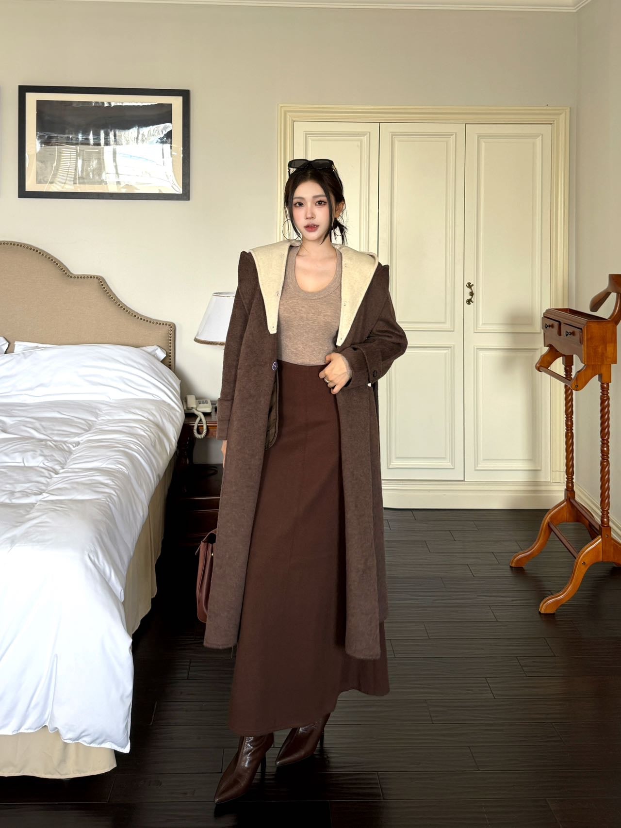 Max 25fw woolen overcoats