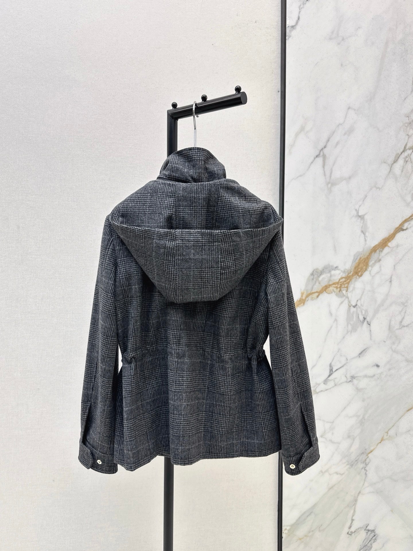 Loro 25fw plaid jacket