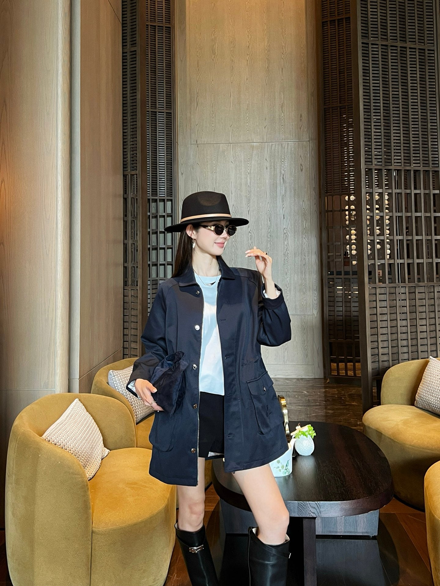 Loro 25fw trench coats