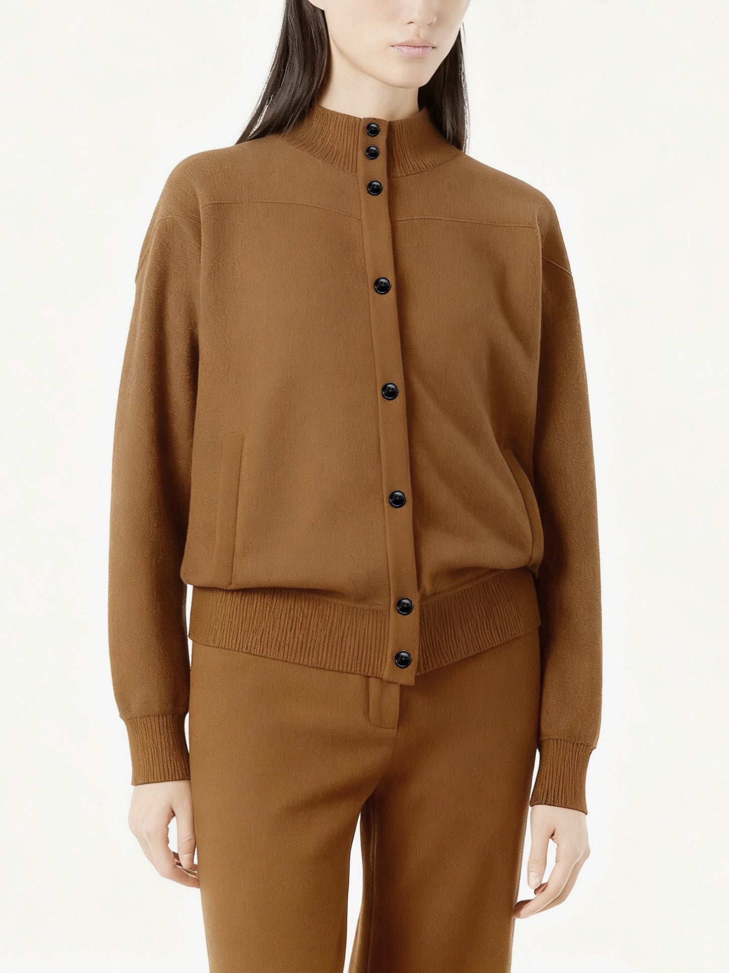 Loro 25fw cashmere jacket straight pants set