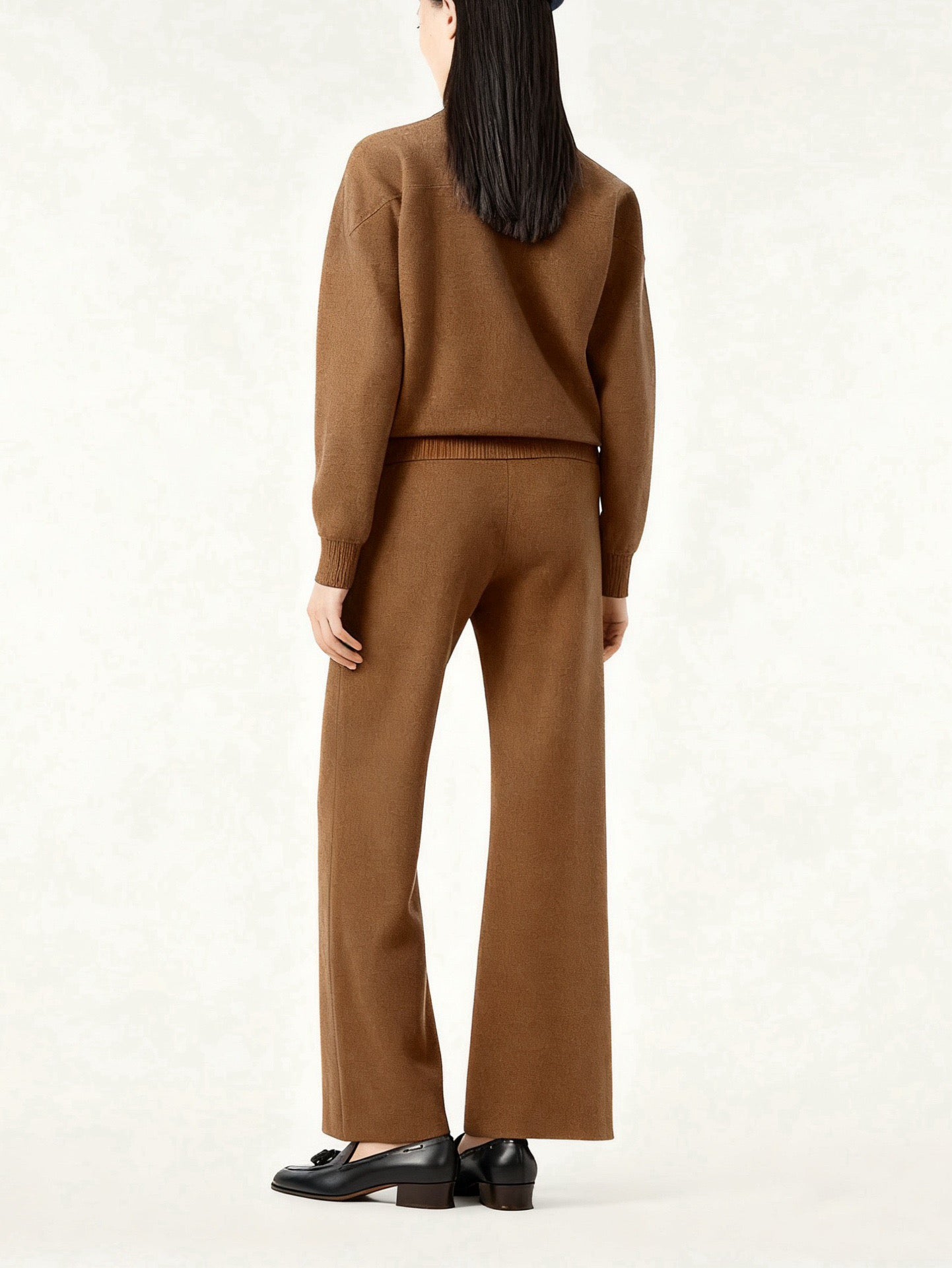 Loro 25fw cashmere jacket straight pants set