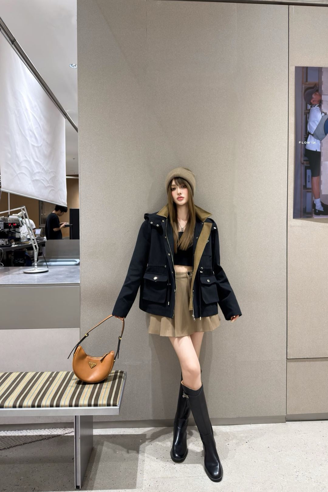 Pra 25fw hooded jacket