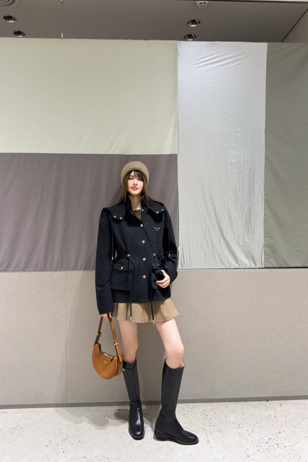 Pra 25fw hooded jacket