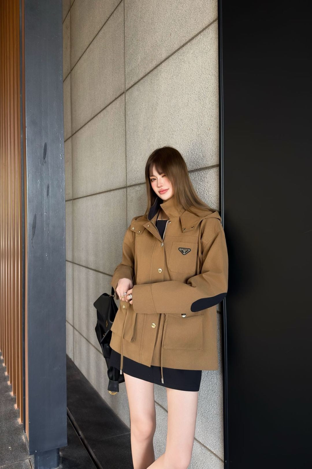 Pra 25fw hooded jacket