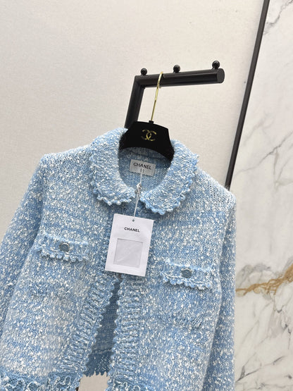 Chan 25fw lace knit cardigan