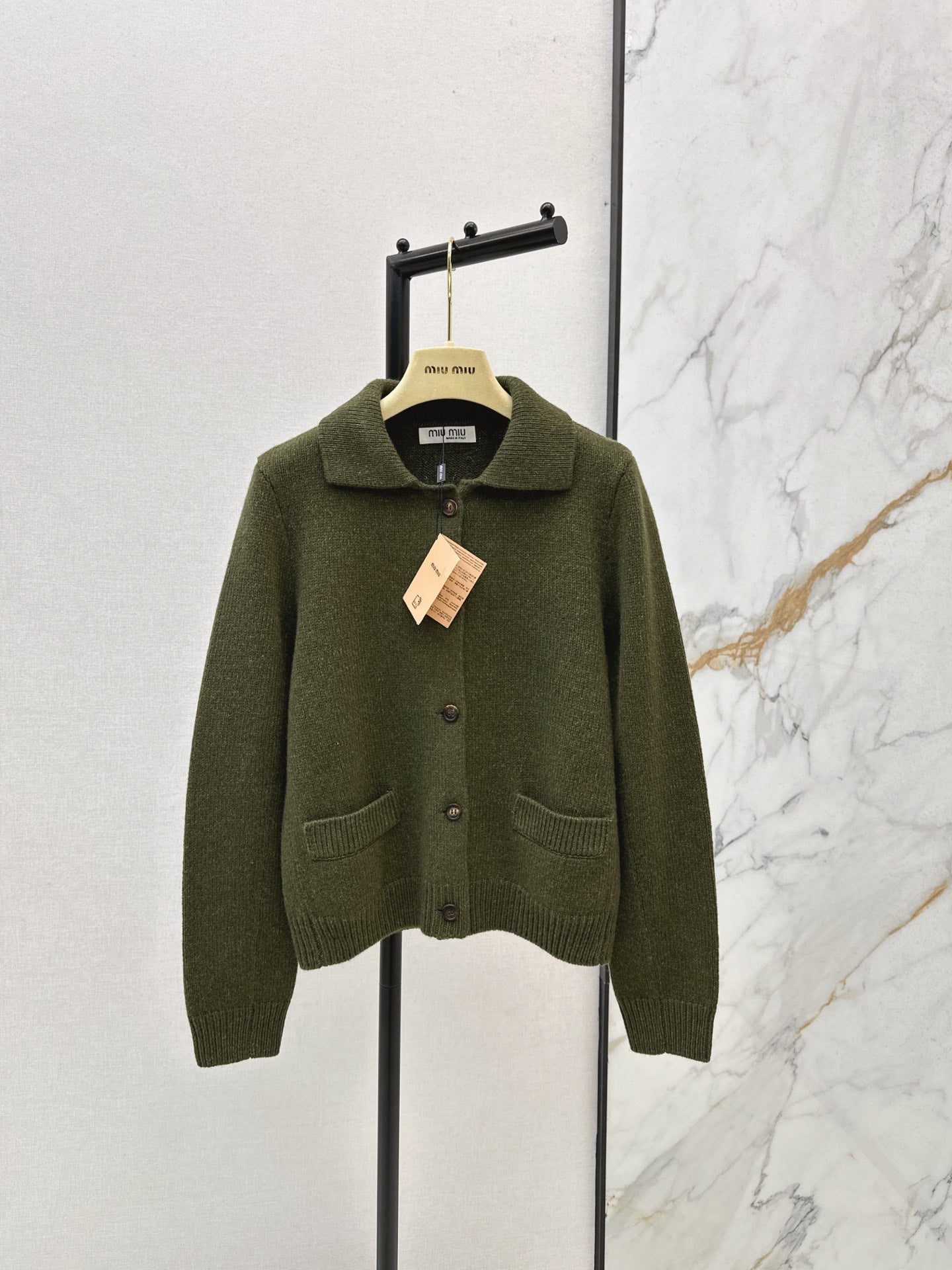 Miu 25fw wool cardigan