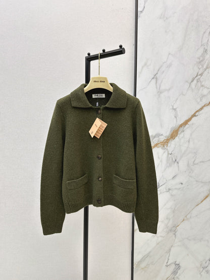 Miu 25fw wool cardigan
