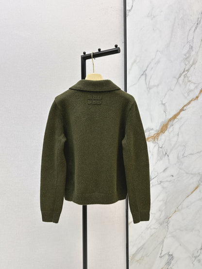Miu 25fw wool cardigan