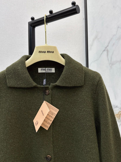 Miu 25fw wool cardigan