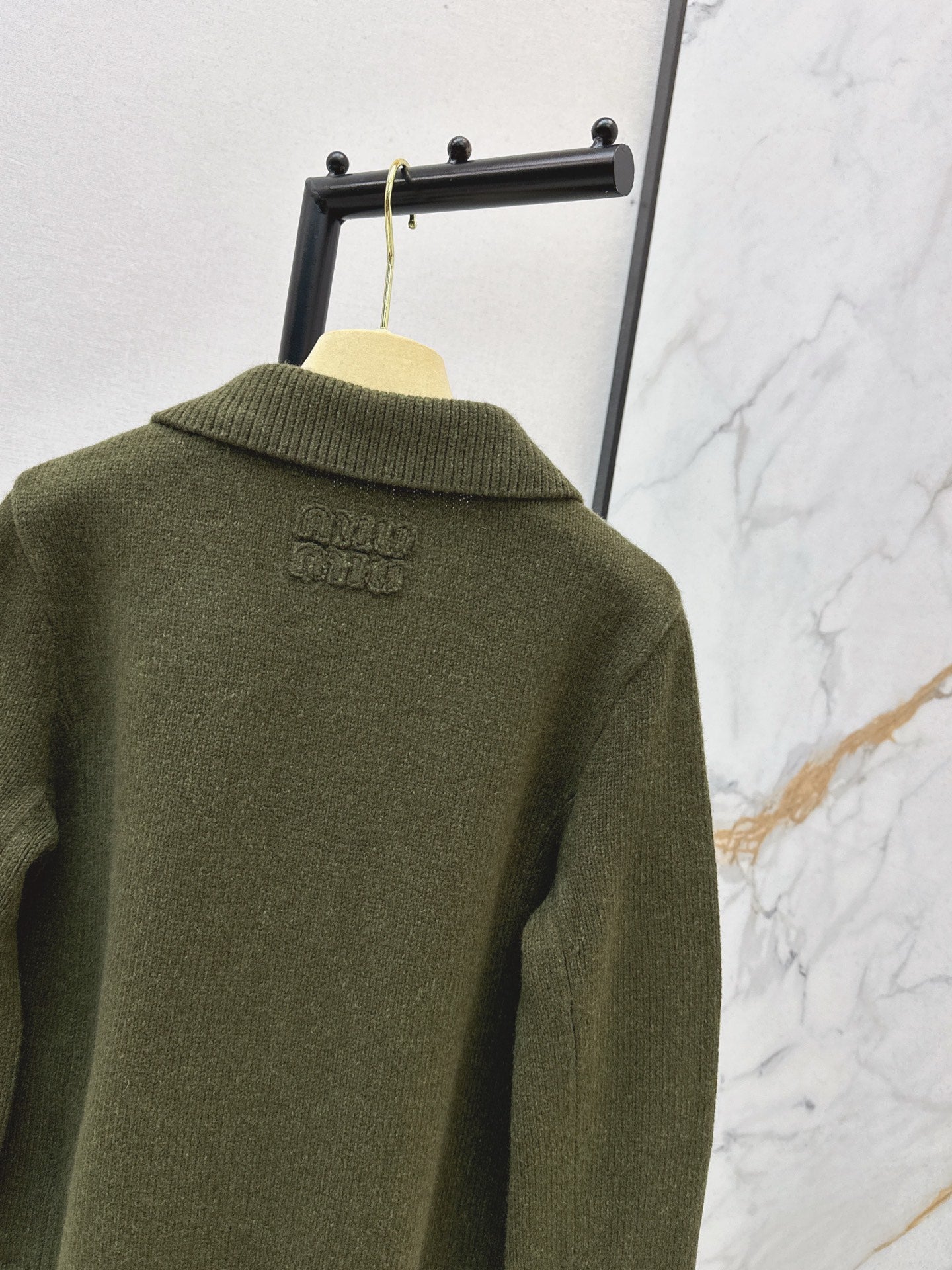 Miu 25fw wool cardigan