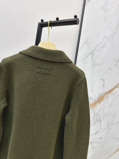 Miu 25fw wool cardigan