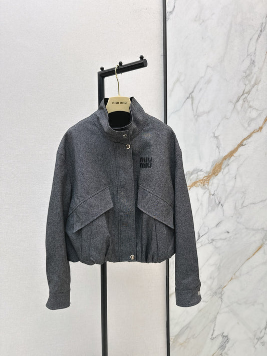 Miu 25fw bomber jacket