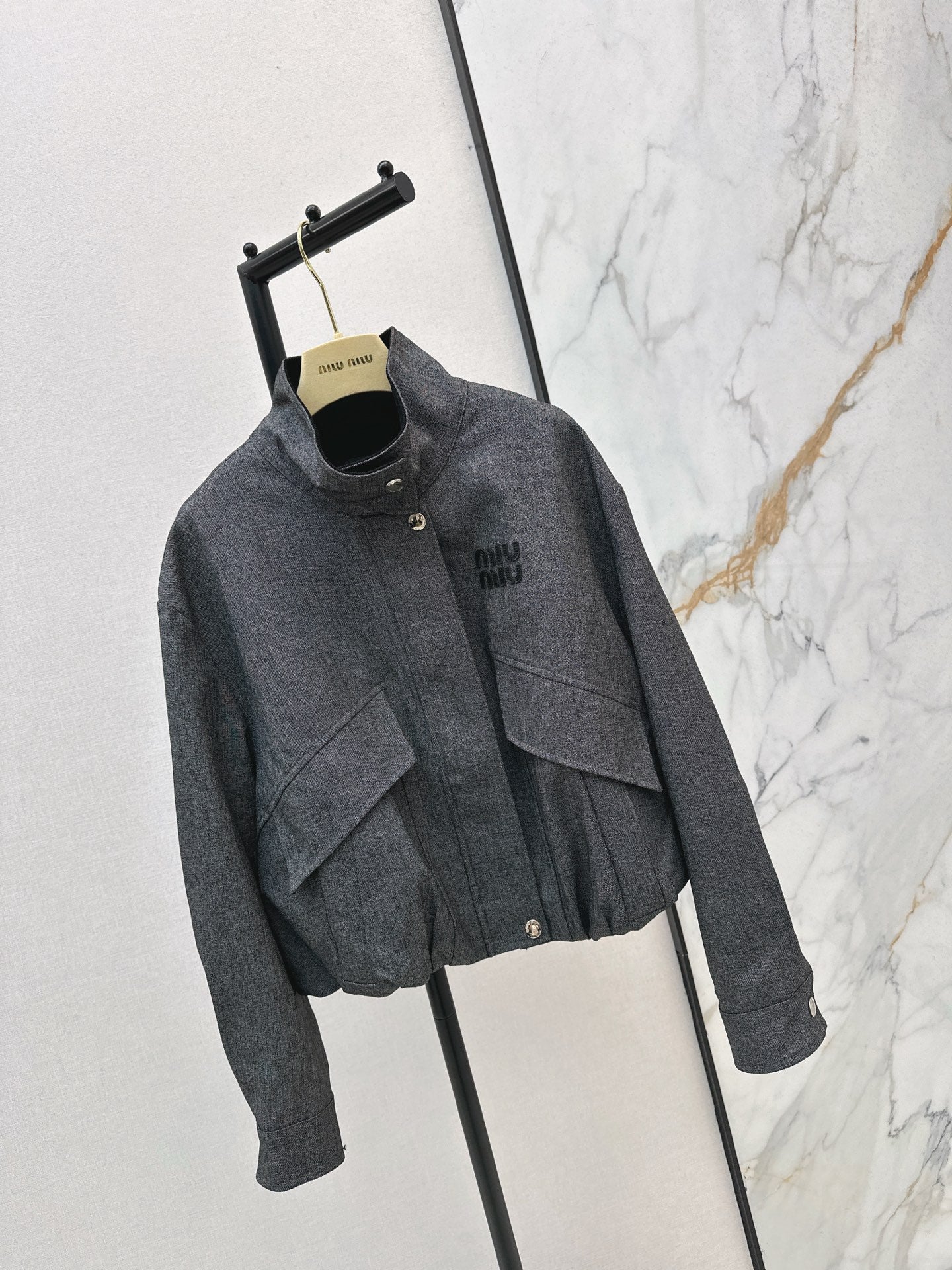 Miu 25fw bomber jacket