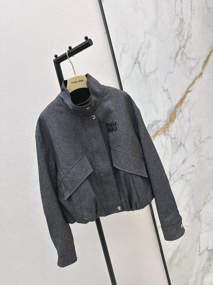 Miu 25fw bomber jacket