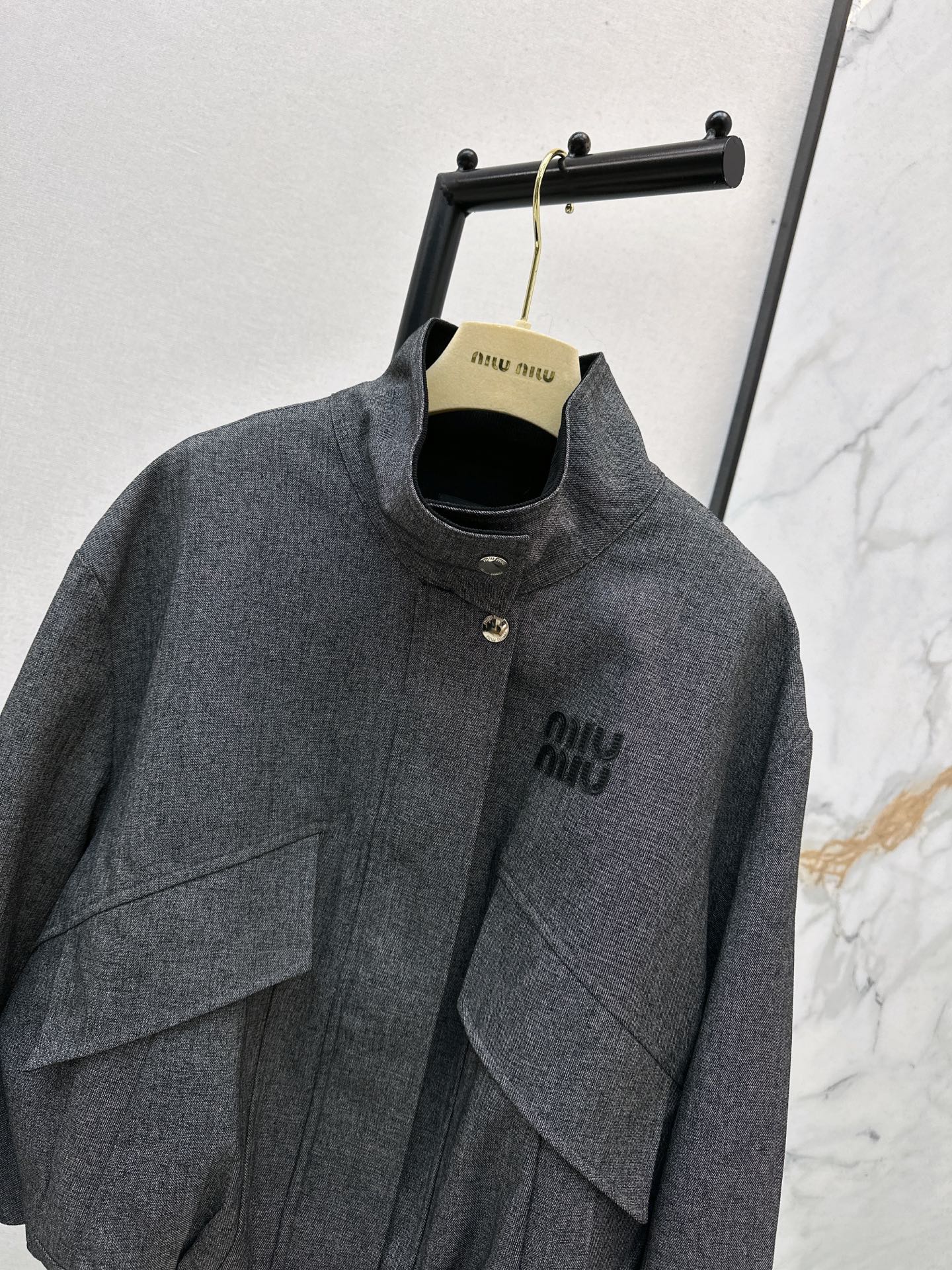 Miu 25fw bomber jacket