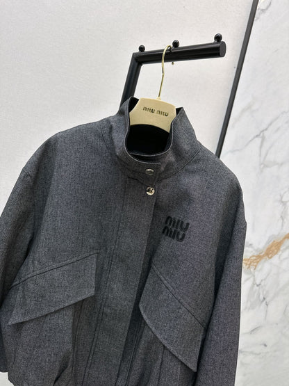 Miu 25fw bomber jacket