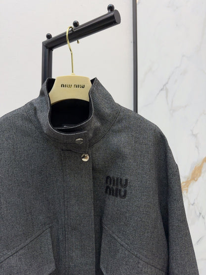 Miu 25fw bomber jacket