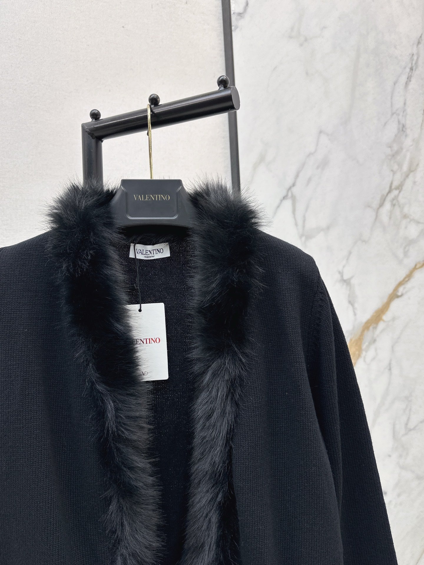 Valen 25fw cashmere knitted cardigan