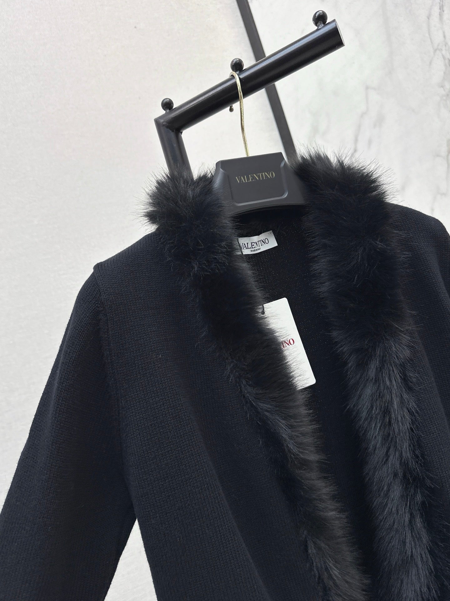 Valen 25fw cashmere knitted cardigan